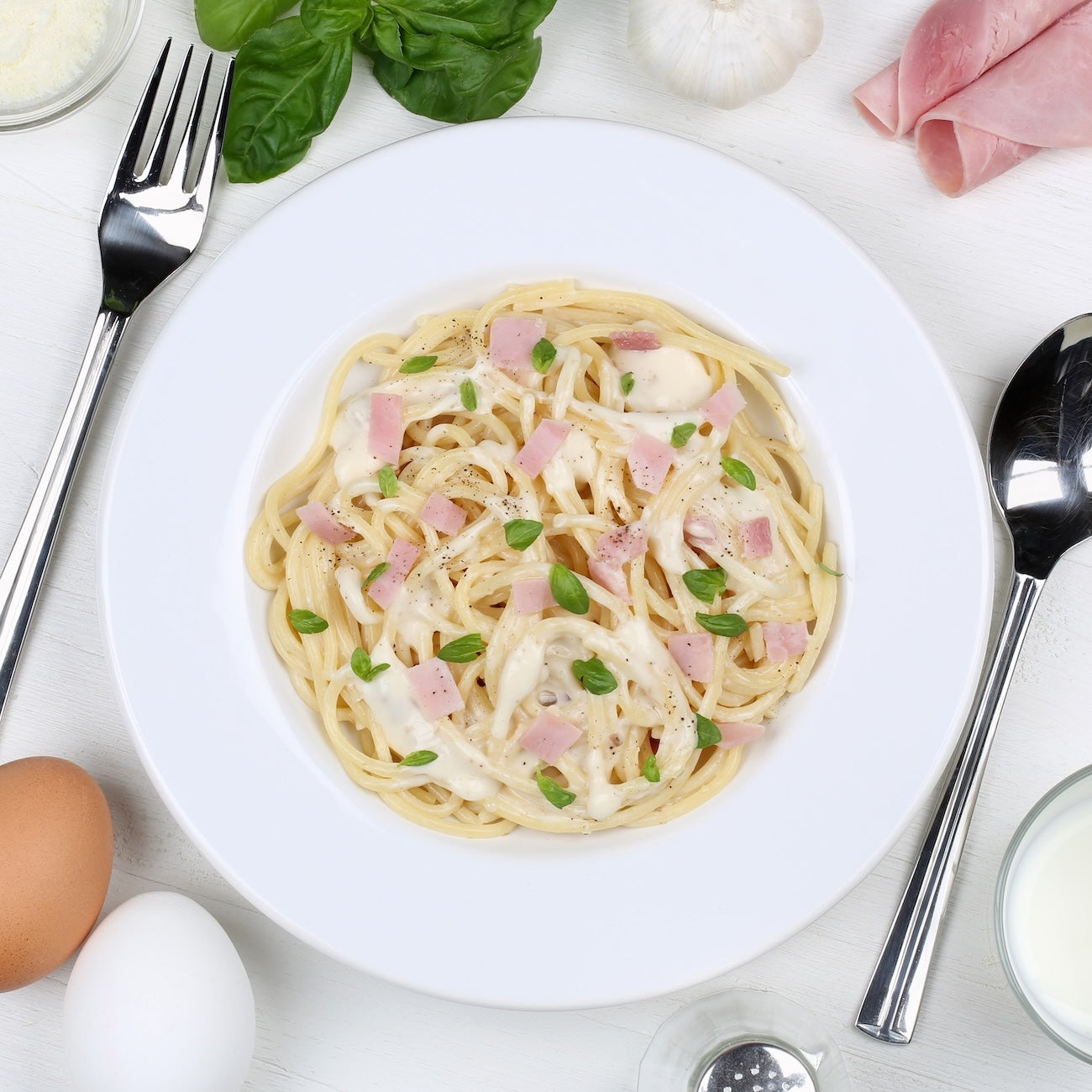 48. Spaghetti Carbonara
